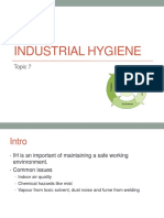 08 - Topic 7 - Industrial Hygiene