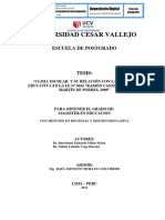 Clima Escolar y Su Relación Con La Calidad Educativa en La I.E #3043 "Ramón Castilla" de San Martín de Porres, 2009 PDF