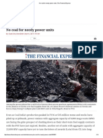 No Coal for Needy Power Units _ the Financial Express