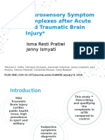 Neurosensory Symptom Complex after mTBI