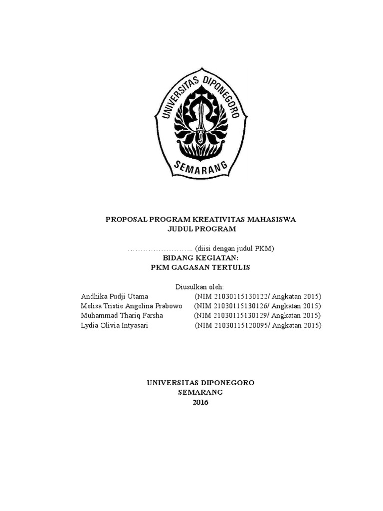 Contoh Makalah Pkm Gt