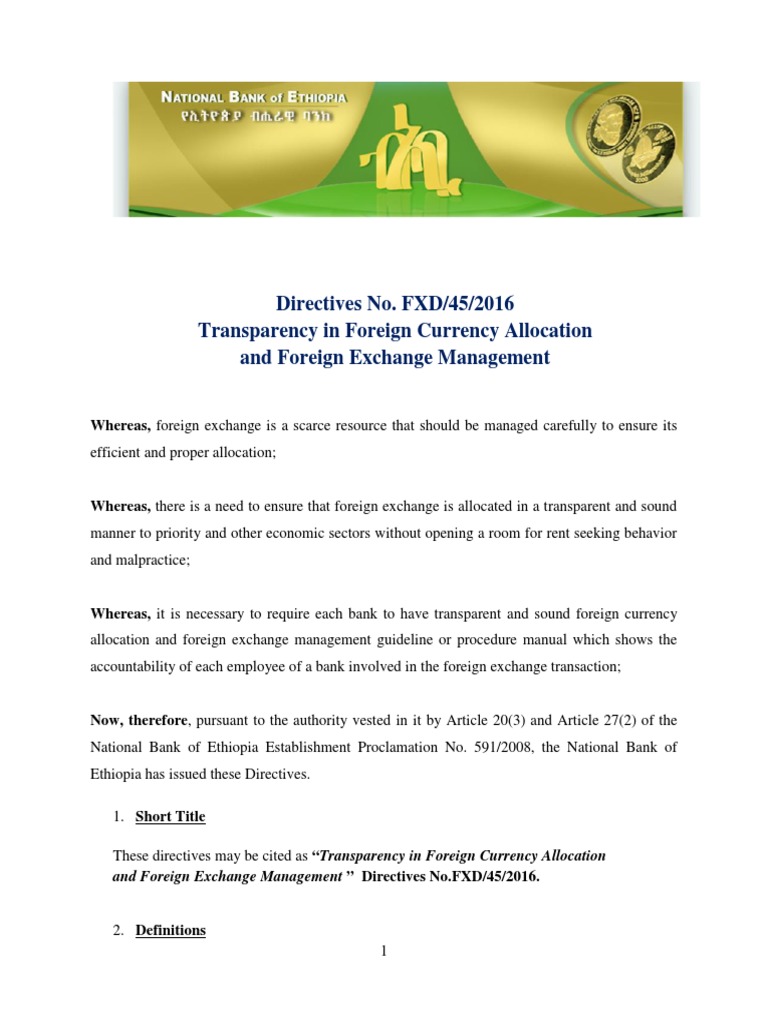 Ethiopia Forex Game Foreign Exchange Market Negotiable Instrument - 