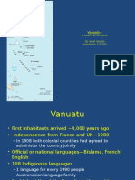 Vanuatu: - A South Pacific Nation 82 Small Islands Population 215,000