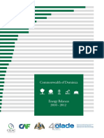 OLADE, Commonwealth of Dominica, Energy Balances 2010-2012