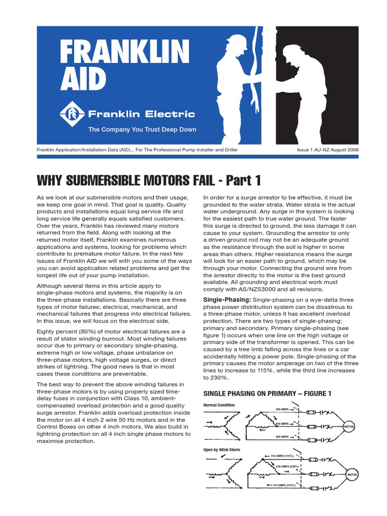 Preventing Electrical and Mechanical Failures in Submersible Motors