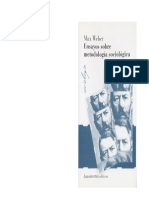 Ensayos Sobre Metodologia Sociologica - Max Weber PDF