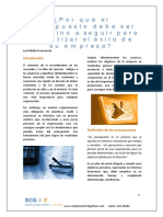 El Presupuesto Herramienta de Gerencia PDF