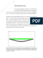Example of A Finite Element Analysis of A Beam: Lin DEF LC 1