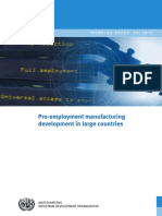 Pro-Employment Manufacturing Development in Large Countries: Working Paper 04/2012