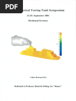 4th Numerical Towing Tank Symposium, 23-25 September 2001, Hamburg