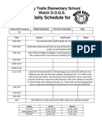 CT Watch Dogs Schedule