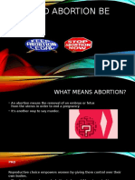 Should Abortion Be Legal