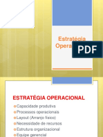 Plano de Negócios - Estratégia Operacional