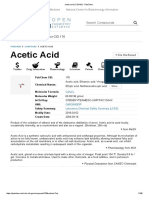 Acetic Acid Pub Chem