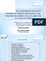 Controle de Conformite Des Sites Radioelectriques Des Reseaux de Telephonie Mobile Cellulaire GSM en Cote D'Ivoire