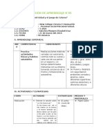 Psicomotricidad Sesion de Aprendizaje