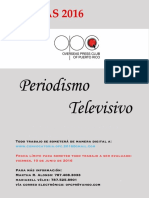 Reglas Periodismo Televisivo 2016