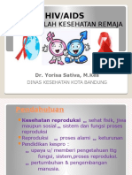 Remaja Dan Masalah Kesehatan - DR Yori