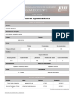 Grado en Ingeniería Eléctrica: CURSO 2015/2016