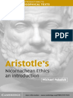 Pakaluk - Aristotle's Nicomachean Ethics An Introduction - CUP PDF