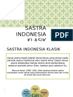 Sastra Indonesia Klasik