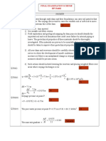 NO. Answer Q1 (A) : Final Examination Scheme BFC34402