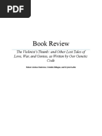 the violinists thumb book review