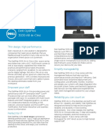 Dell OptiPlex 3030 AIO Technical Spec Sheet New