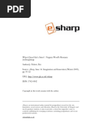 Esharp Is An International Online Journal For Postgraduate Research in The Arts