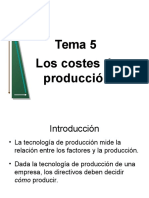 Costes de Produccion