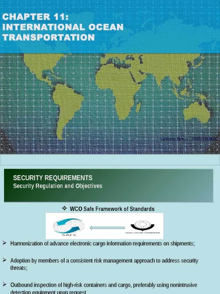 International Logistics | PDF | Cargo | Risk Management