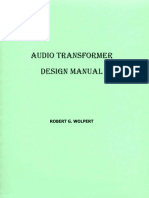 Audio Transformer Design Manual - Robert G. Wolpert (2004)