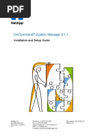 Oncommand System Manager 3.1.1: Installation and Setup Guide