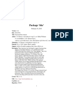 Functional Data Analysis Package 'fda