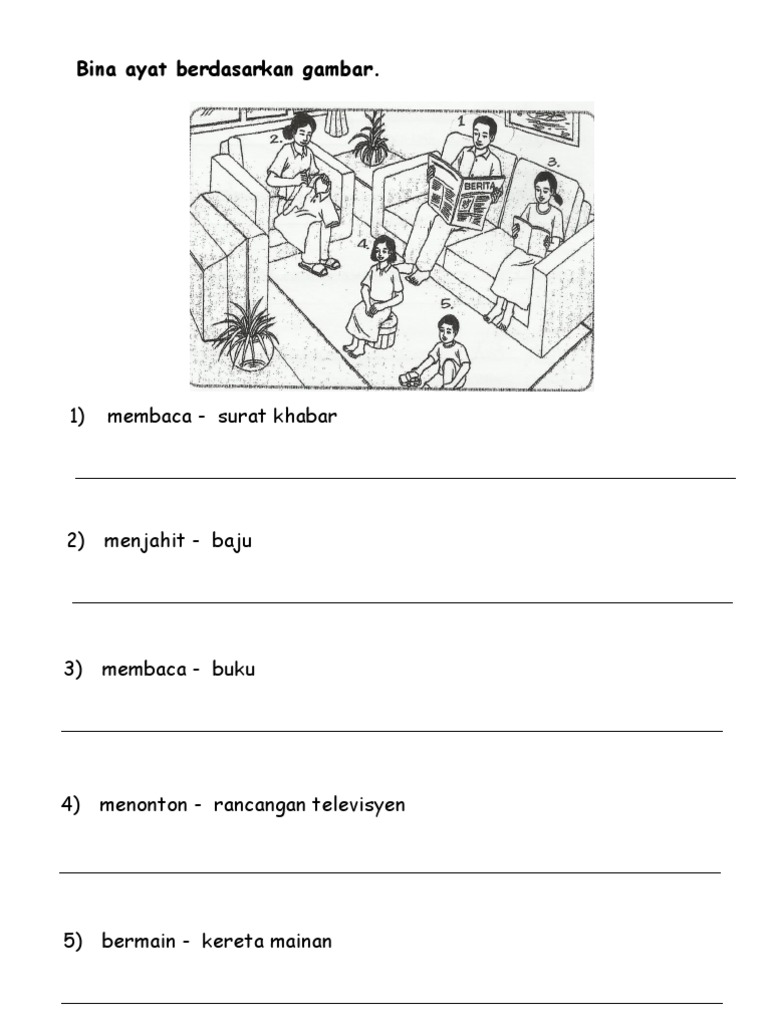 Bina Ayat Bahagian A Tahun 3