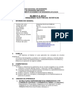 12-01-2016 Sylabus Máquinas Eléctricas Estáticas Uni Ciclo de Nivelación 2015-3