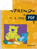 Aprendiendo A Leer y Escribir 1 (Imaginador) PDF