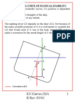 Producing a Curve of Statical Stability