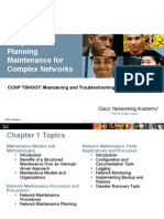 Planning Maintenance For Complex Networks: CCNP TSHOOT: Maintaining and Troubleshooting IP Networks