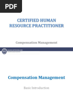 Certified Human Resource Practitioner: Compensation Management