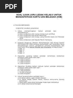 Soal Soal Kim