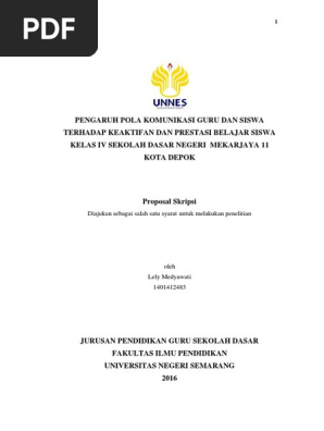 Proposal Penelitian Lely M Unnes