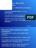 Computers, Data and Information