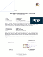 Surat Dukungan PT. Razasa Karya