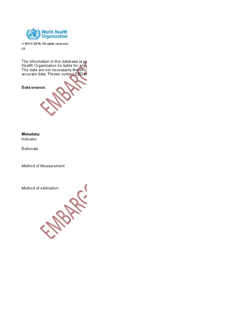 WHO AAP Database May2016 V3web | PDF | Air Pollution | Determinants Of ...