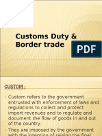 Customs Duty & Border Trade