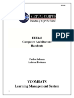 Vcomsats Learning Management System: EEE440 Computer Architecture Handouts