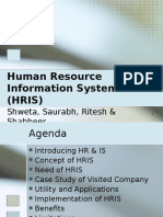 Human Resource Information System (HRIS) : Shweta, Saurabh, Ritesh & Shabbeer