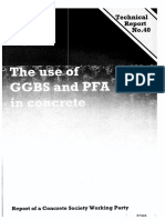 TR 40 The Use of GGBS and PFA in Concrete
