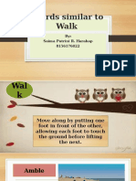 Different Ways To Walk